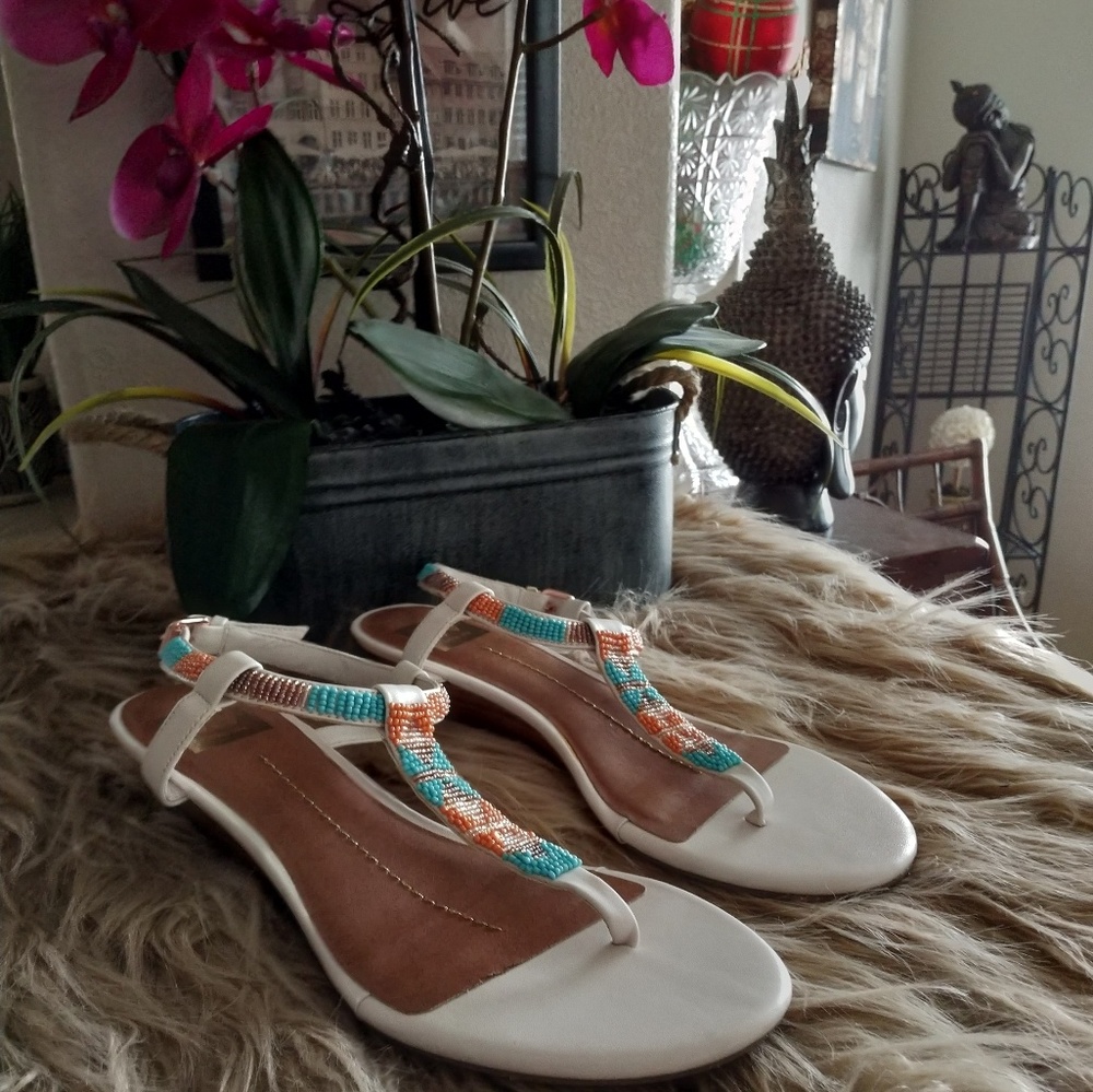 🔥🔥DOLCE VITA BEADED SANDALS ❣️❣️